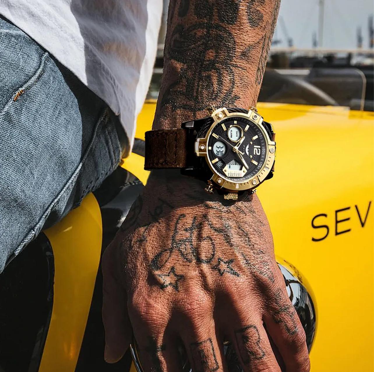 FEICE GOLDEN DAWN COMMANDER WATCH - FK038