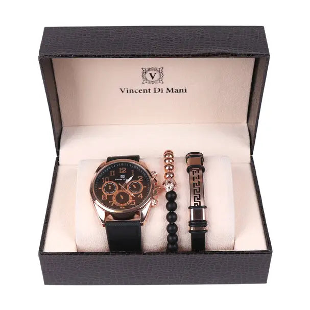 Men's Watch & Bracelet Gift Set - MWBB1018-5