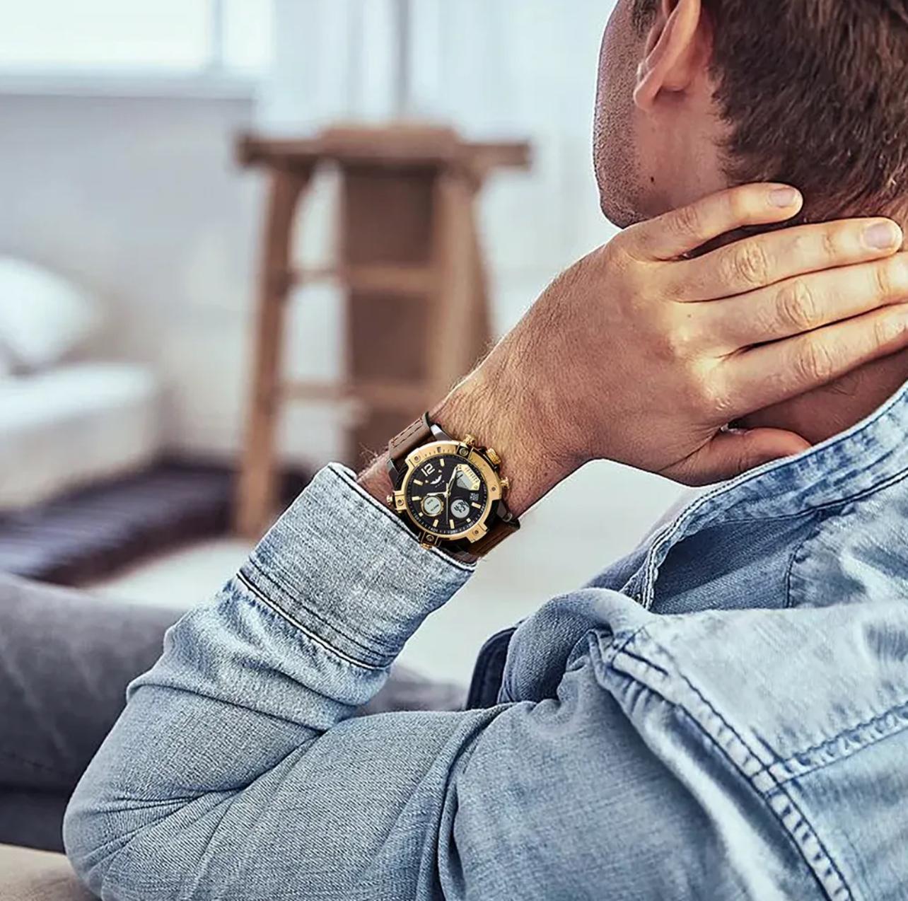 FEICE GOLDEN DAWN COMMANDER WATCH - FK038